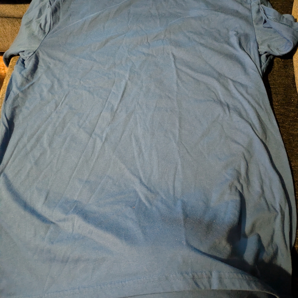 Athletic Works Men's Short Sleeve Blue Tee